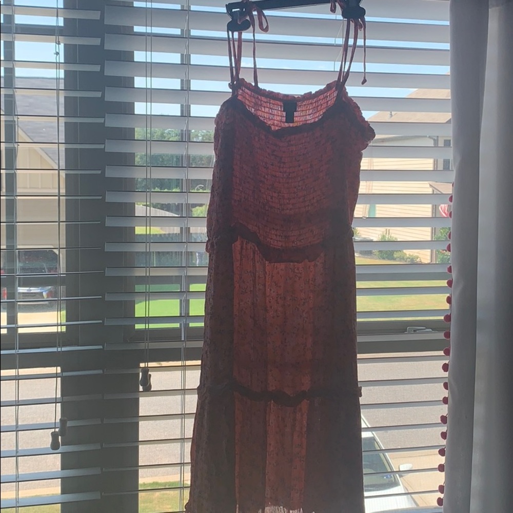 Wild Fable Pink Spaghetti Strap Floral Dress!